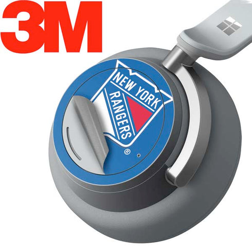 NHL New York Rangers Solid Background Surface Headphones Skin